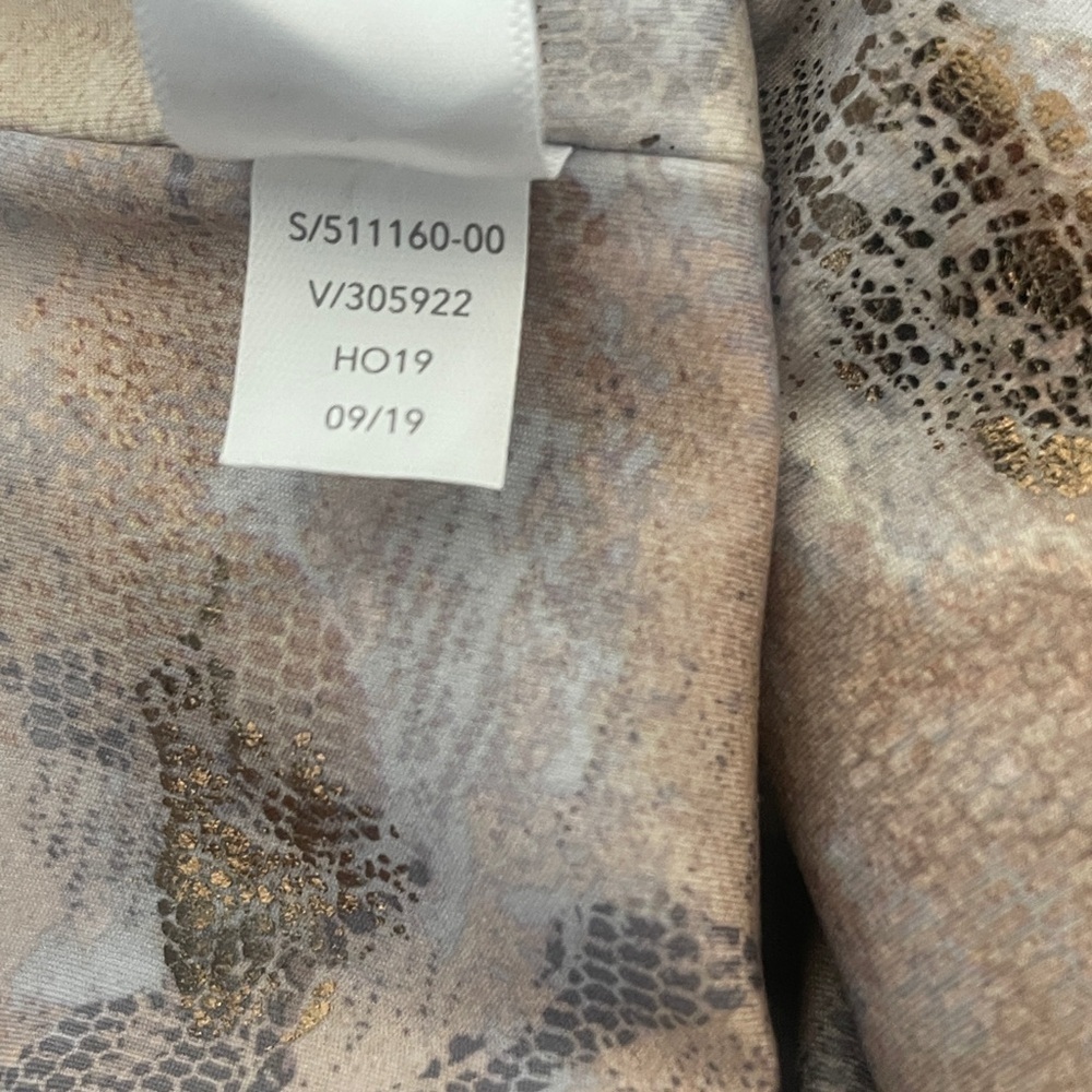 Athleta Elation Gilded Metallic Marble Leggings Medium 25” Ultra High Rise - Picture 8 of 13